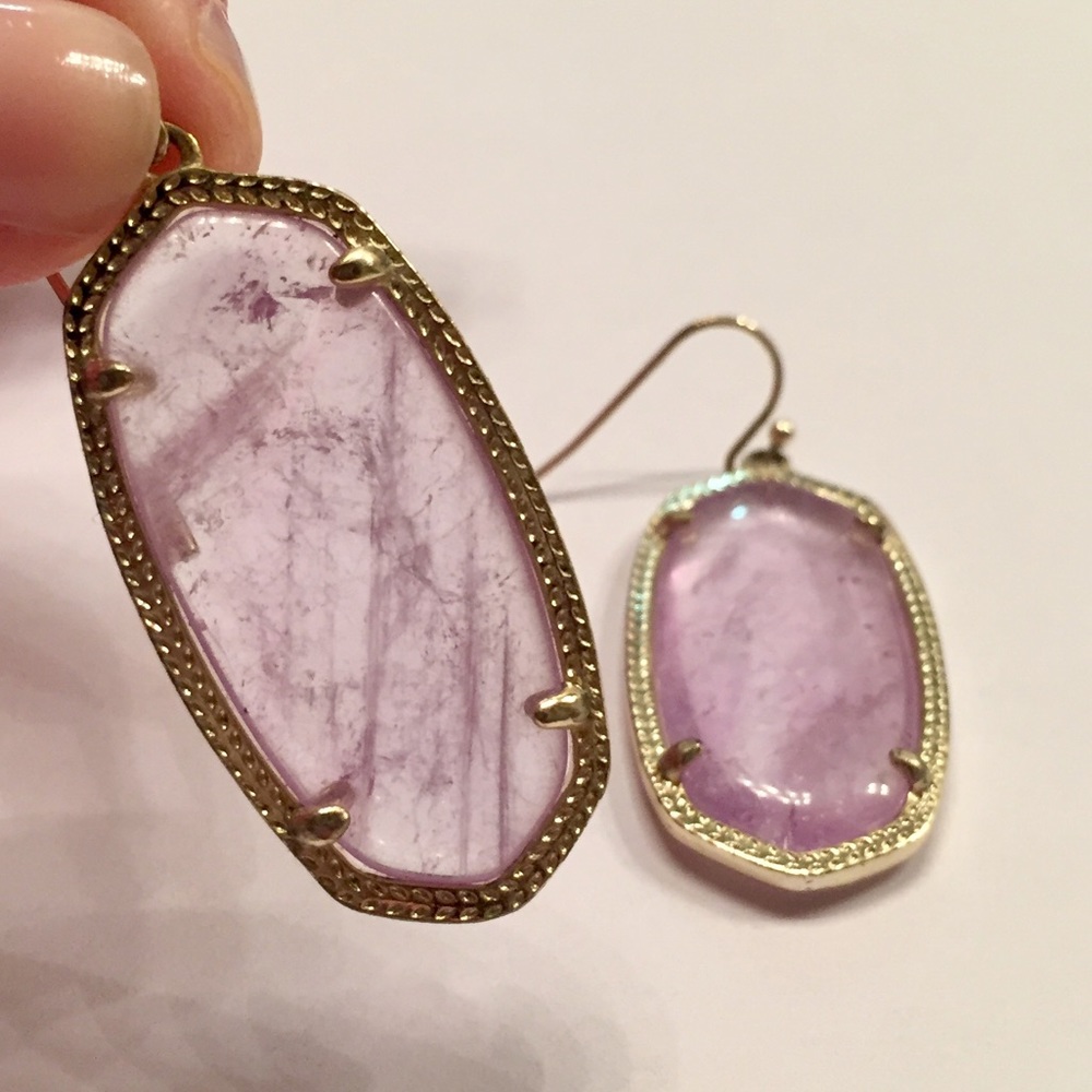 Kendra Scott Elle Amethyst Earrings!